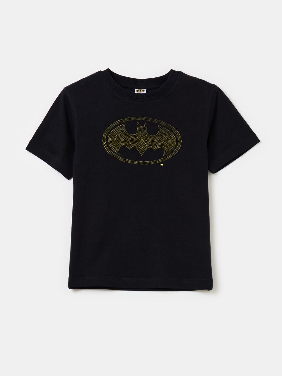 T-shirt in cotone con stampa Batman_0