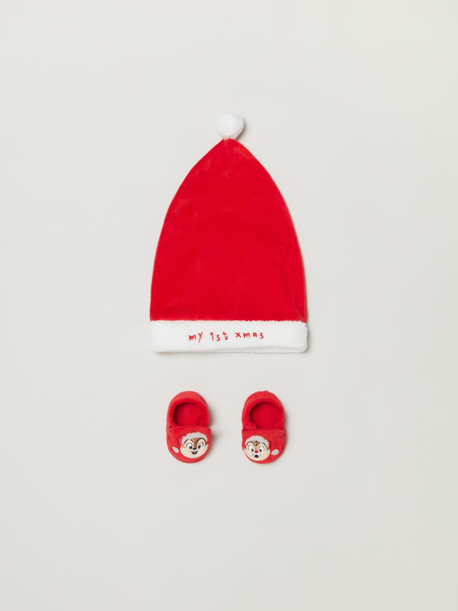 Set berretto e scarpine Il Primo Natale_0