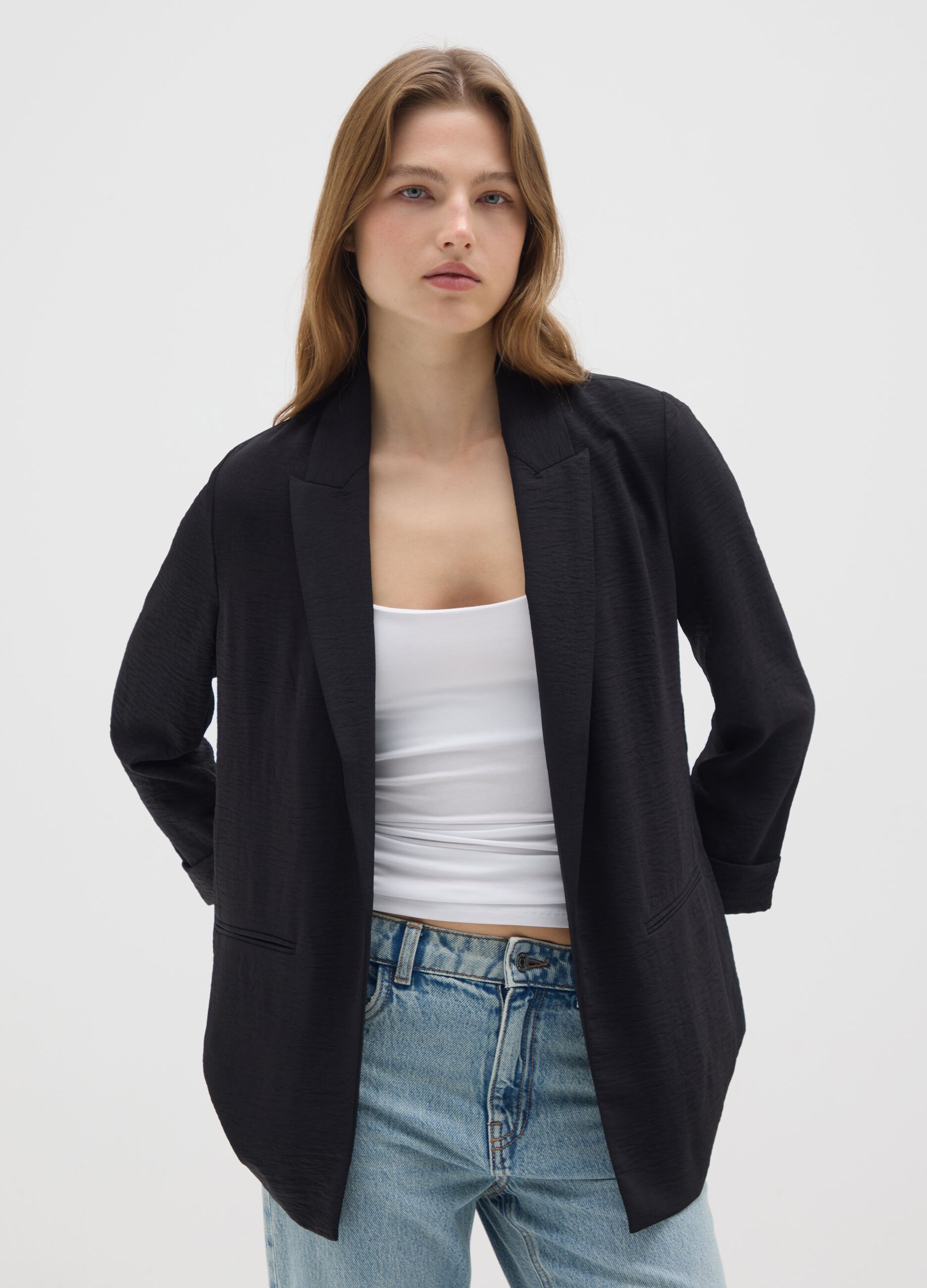 Women's black blazer