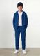 Blue boys&rsquo; organic cotton hoodie, regular fit_1