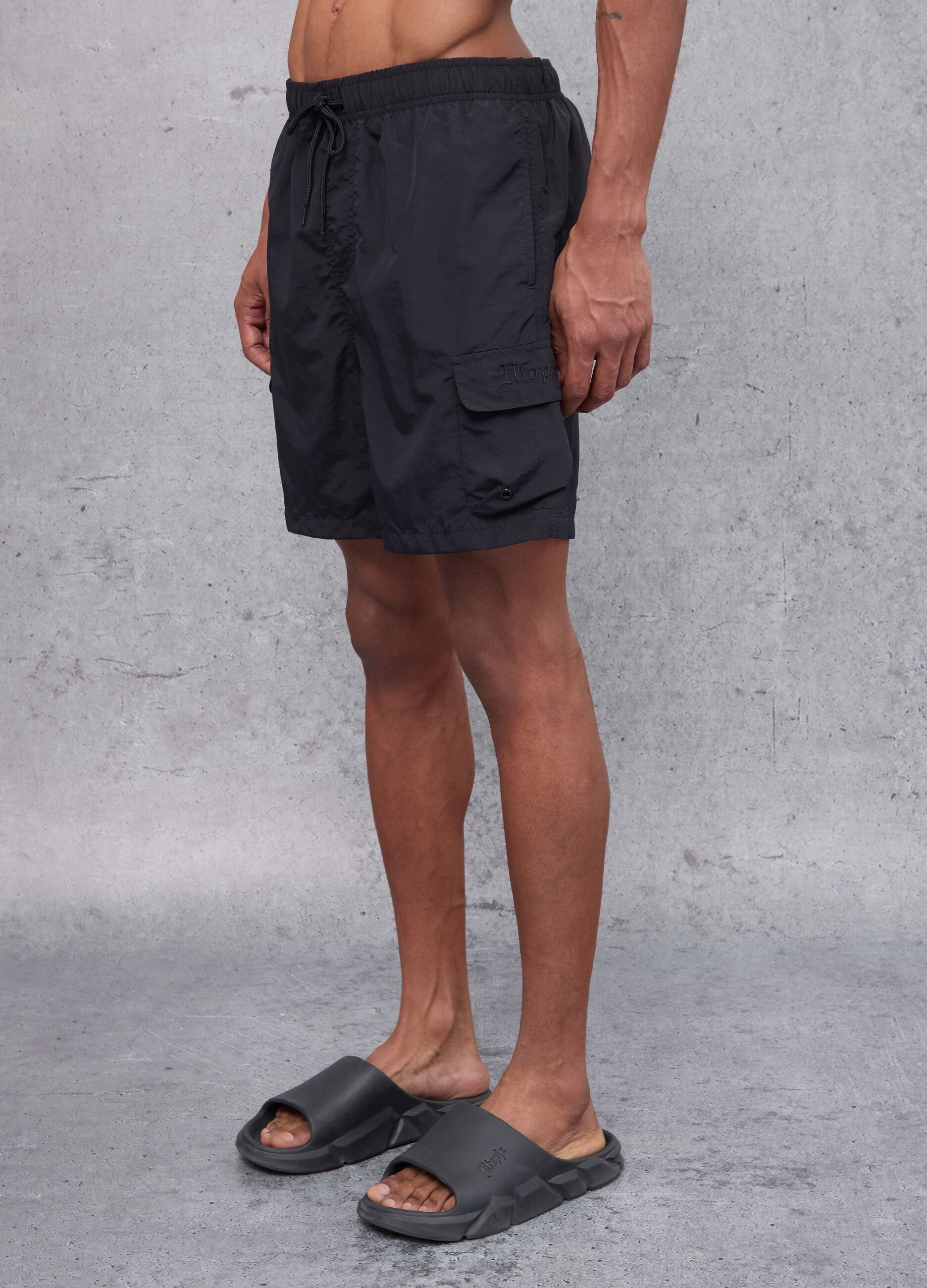 Cargo Swim Shorts Black