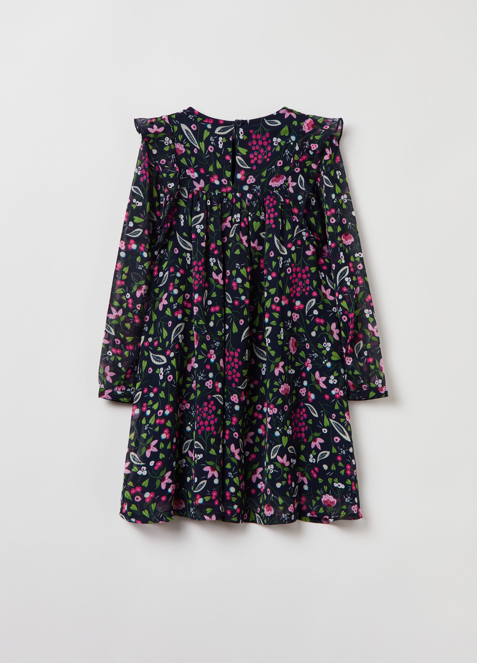 Floral chiffon dress