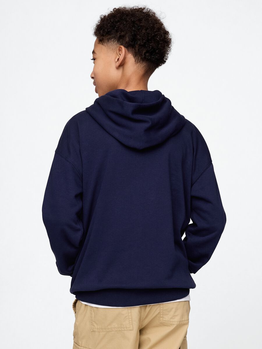Blue hoodie with GAP logo_2
