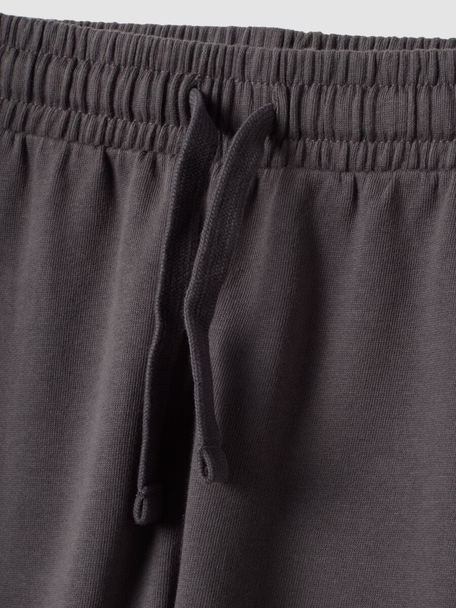Grey jogger trousers in pure organic cotton_3