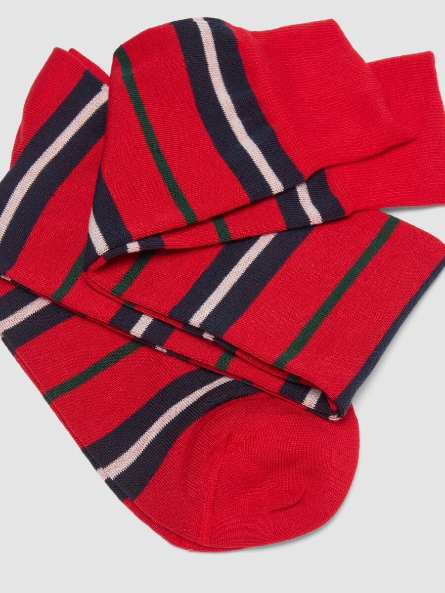 Bipack calze lunghe in misto cotone elasticizzato multicolor_1