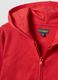 Red pure organic cotton hooded sweatshirt for boys, regular fit_2