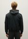 Black Regular Fit Bomber with Zip_2