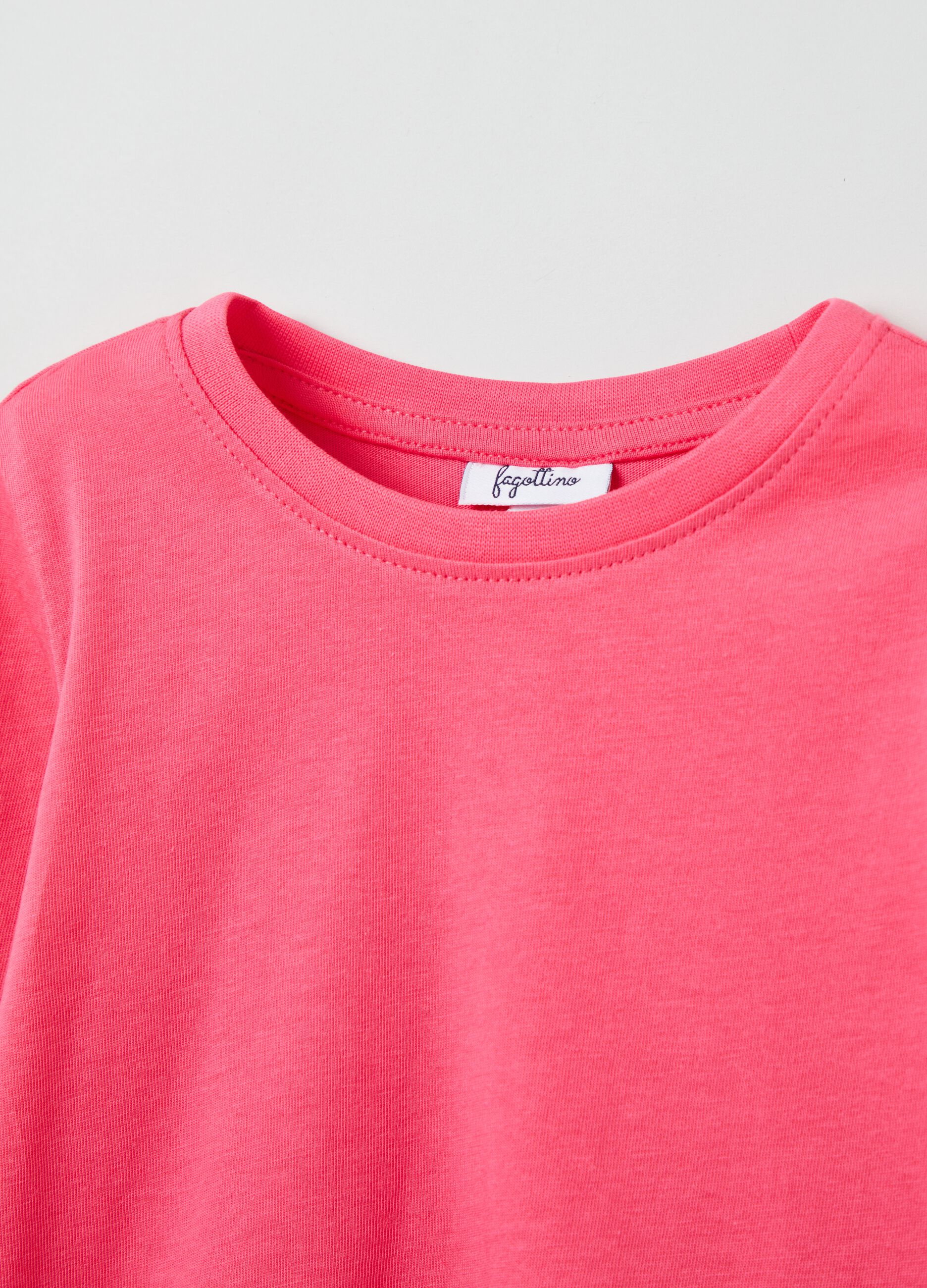 T-shirt a maniche lunghe in cotone _2