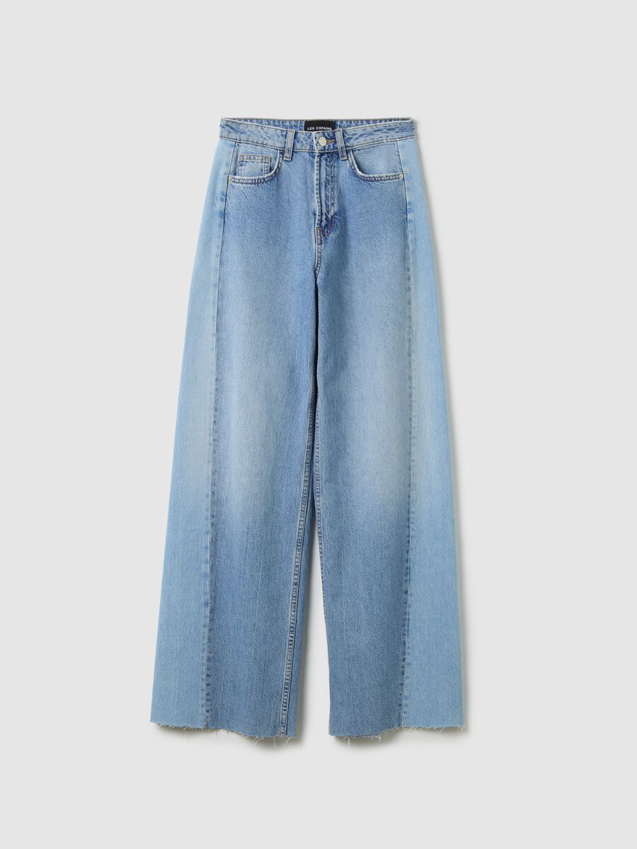 Wide jeans in cotton_4