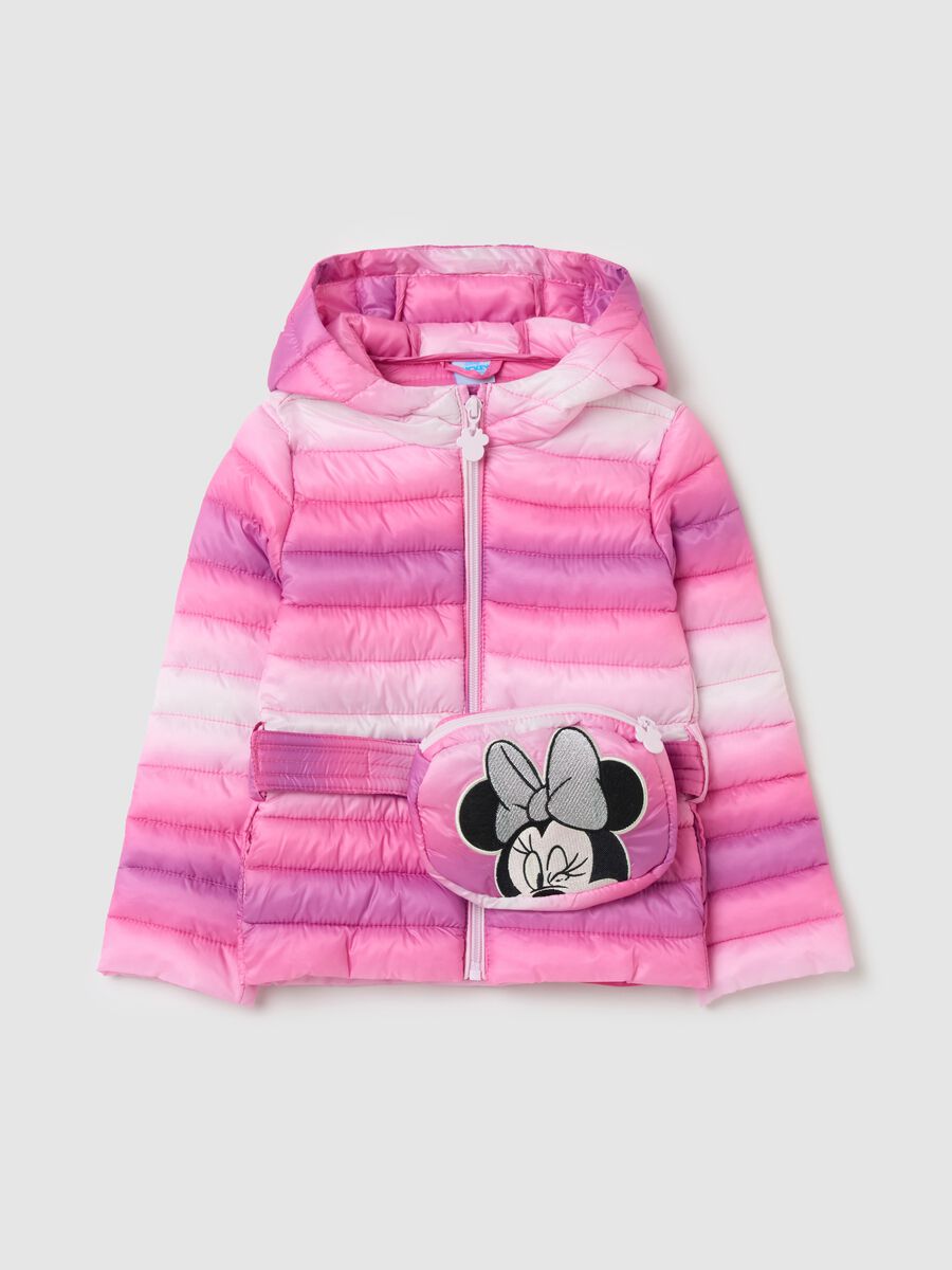 Ultralight puffer jacket with Minnie Mouse waist pouch_0
