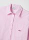 Pink striped pure cotton regular fit shirt_5