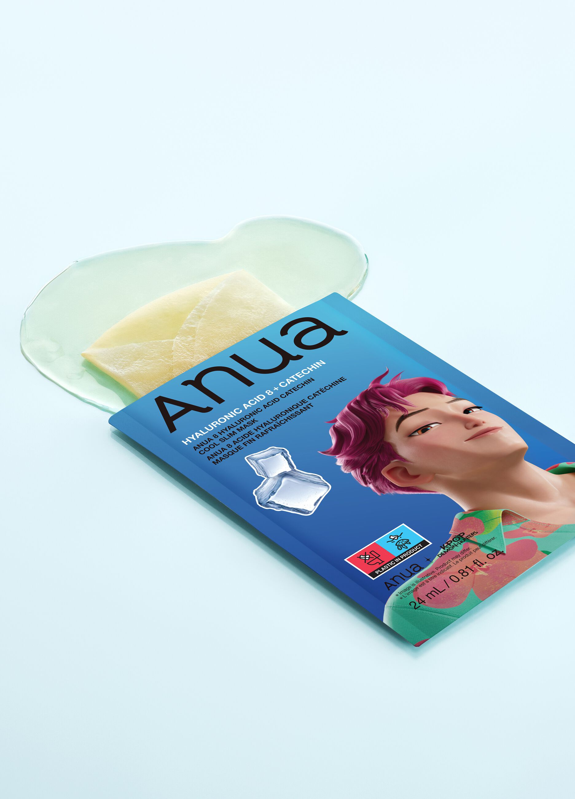 8 Hyaluronic Acid Catechin Cool Slim Mask 24ml | Anua K-Pop Demon Hunters