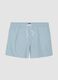 Blue swim shorts with elasticated waistband_4