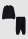 Red and black pure cotton Ducati-themed set, oversized fit_1