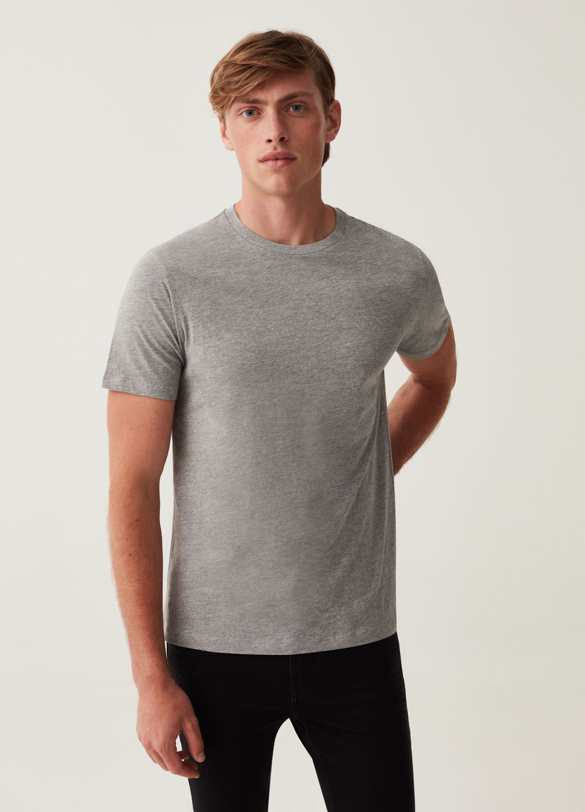 Bipack t-shirt con scollo rotondo_2
