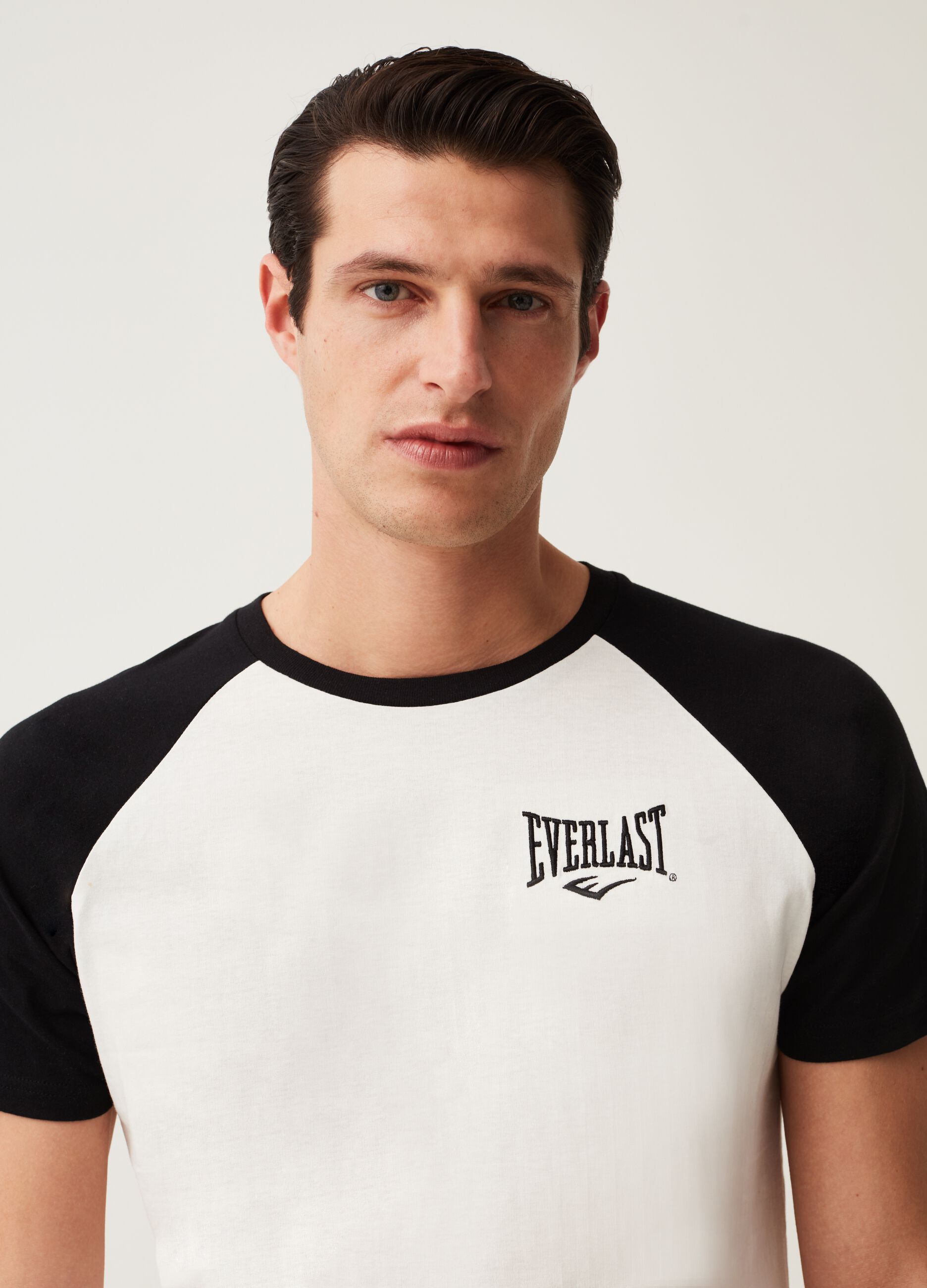 Everlast T-shirt with contrasting sleeves