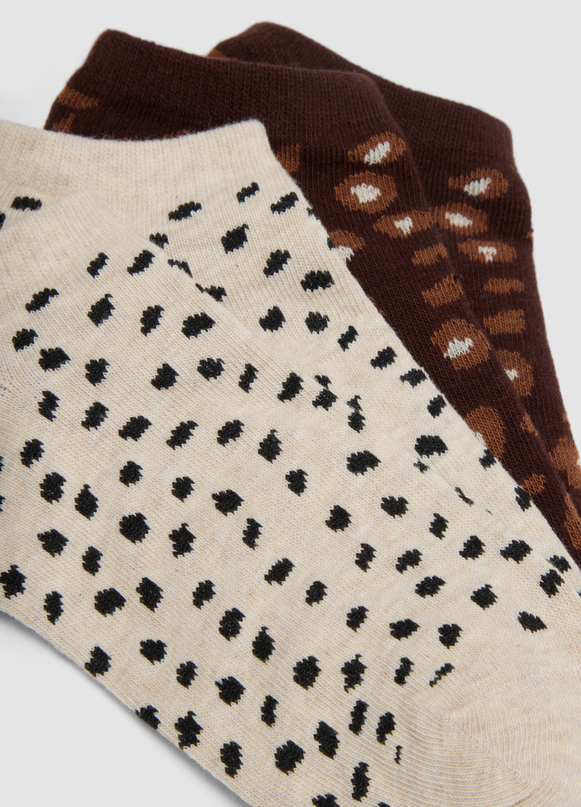 7-pack organic cotton-blend ankle socks