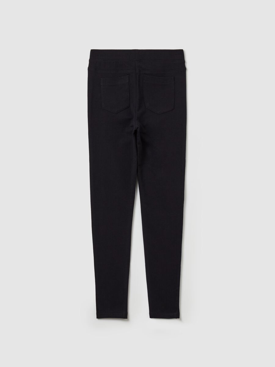 Stretch cotton treggings_4
