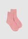 Pink Stretch Fabric Socks_0