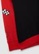 Black and red cotton-blend fleece hoodie with Ducati styling_3