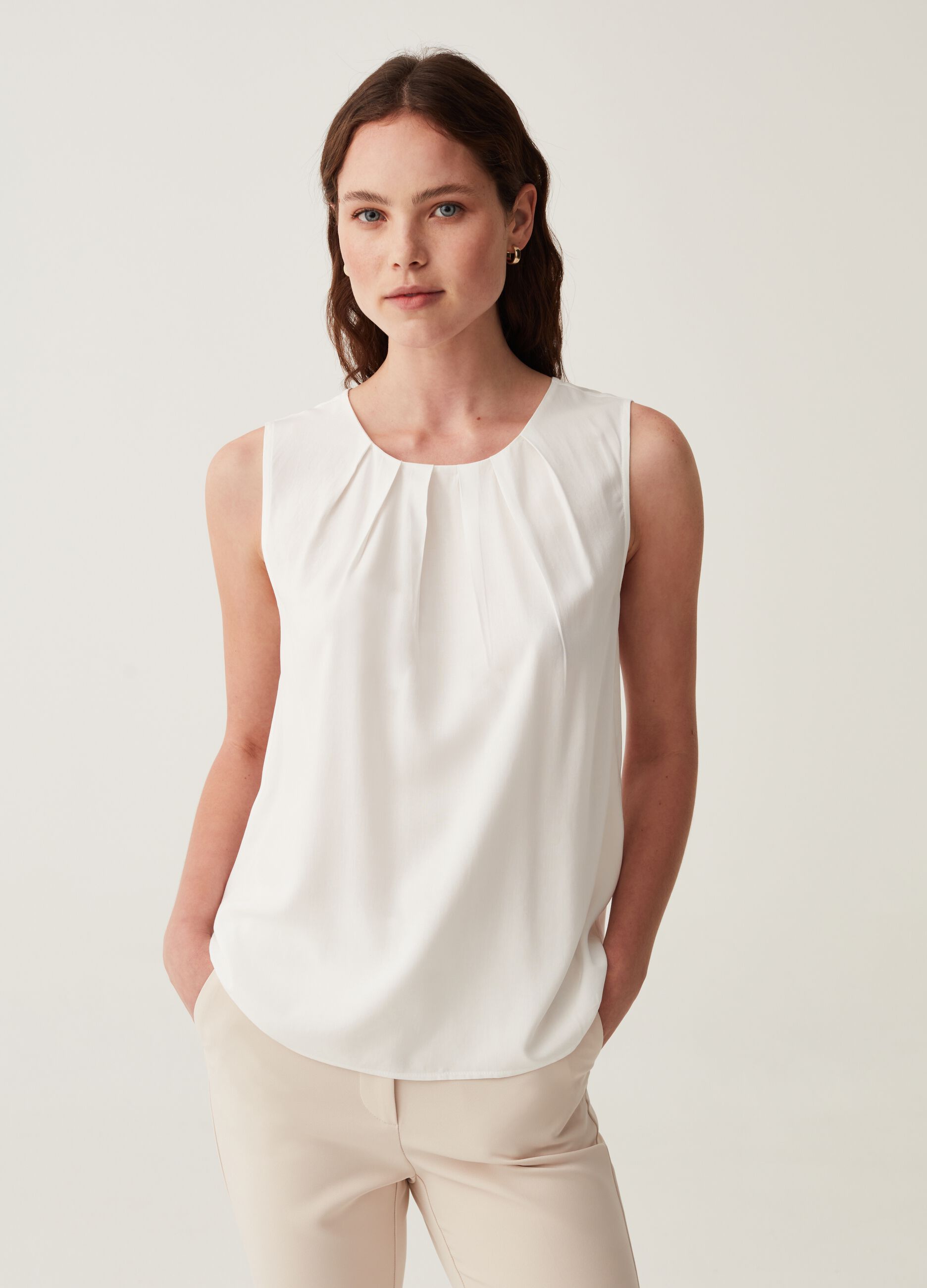 Blusa smanicata shop