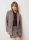 Beige Stretch Fabric Blazer Regular Fit_2