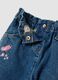Blue wide-leg jeans in stretch cotton_2