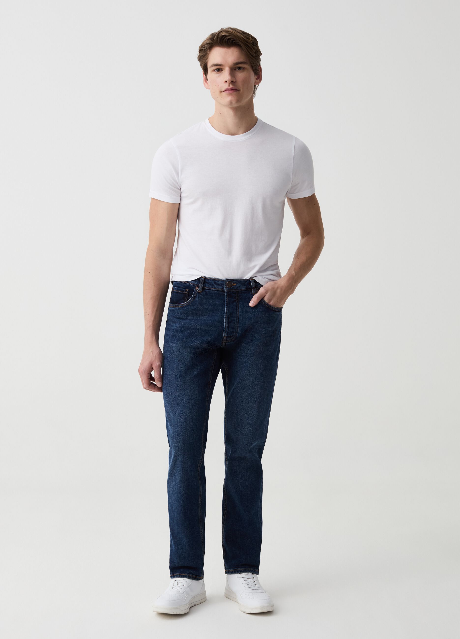 Ovs Jeans regular fit con scoloriture