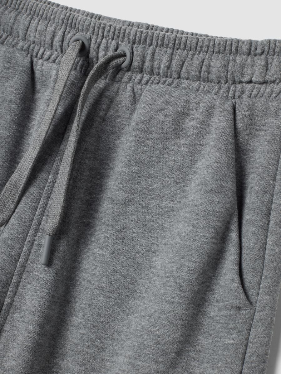 Grey organic cotton joggers, regular fit_2