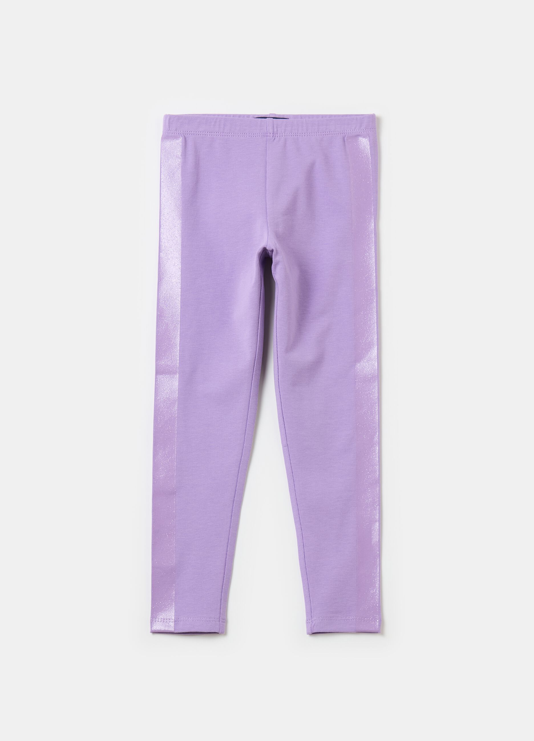 Stretch cotton leggings
