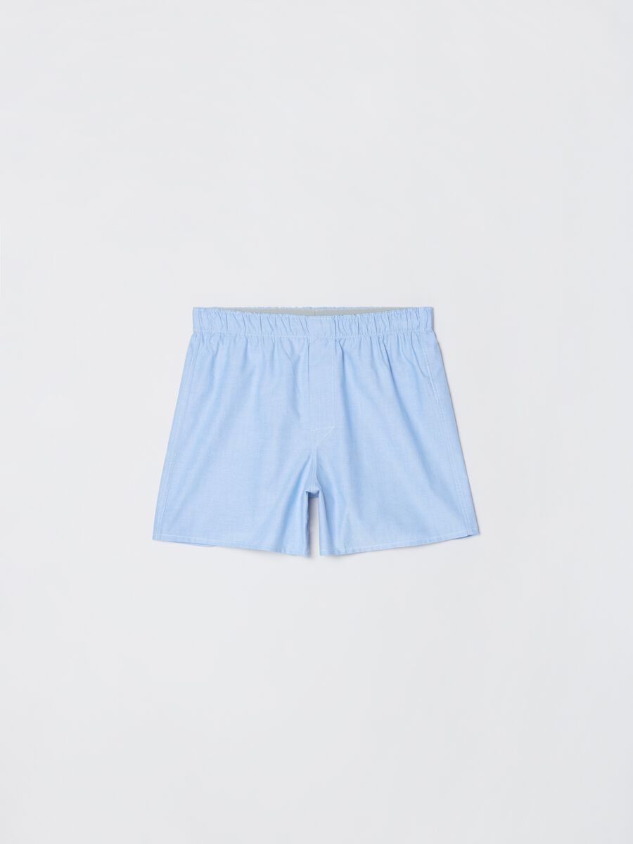 Woven cotton boxer shorts_0