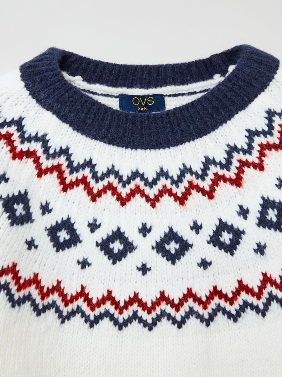 Pullover con motivo norvegese _2