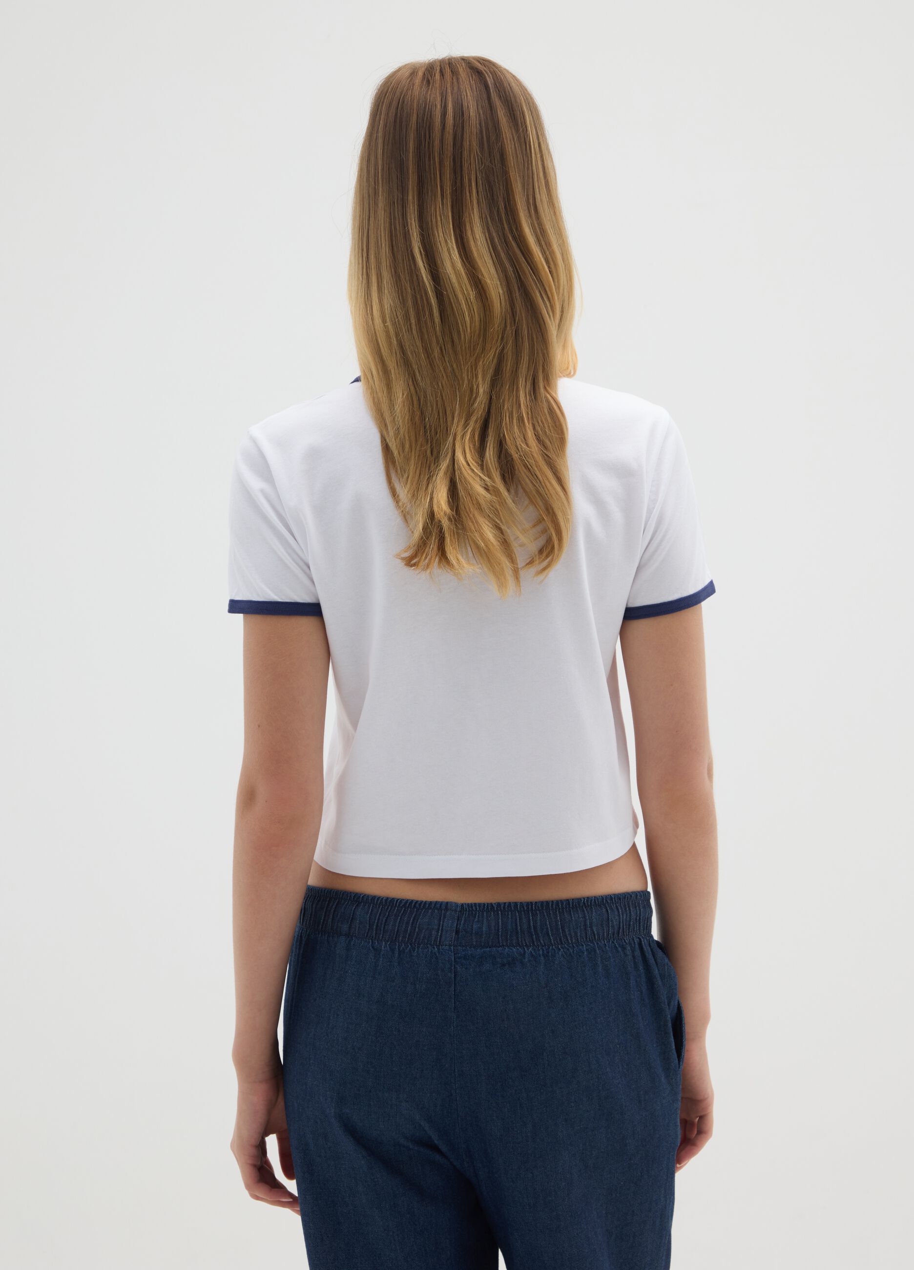 Multicolour pure cotton regular fit T-shirt