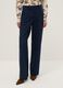 Pantaloni The Iconic Pants blu navy in misto viscosa straight fit_2