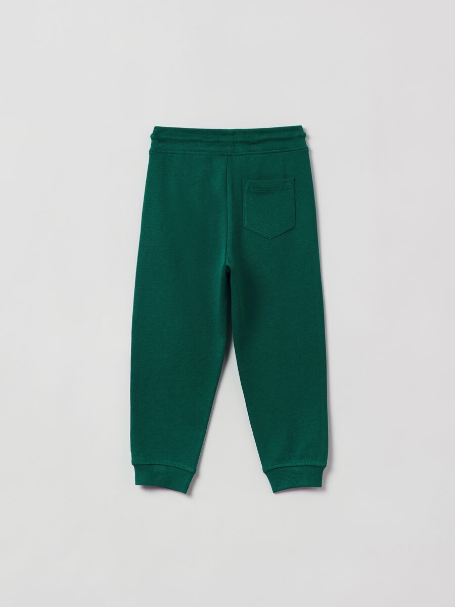Joggers in felpa con coulisse_1