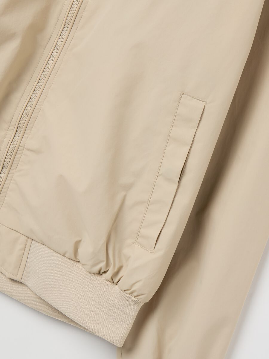 Full-zip bomber jacket with high neck_5