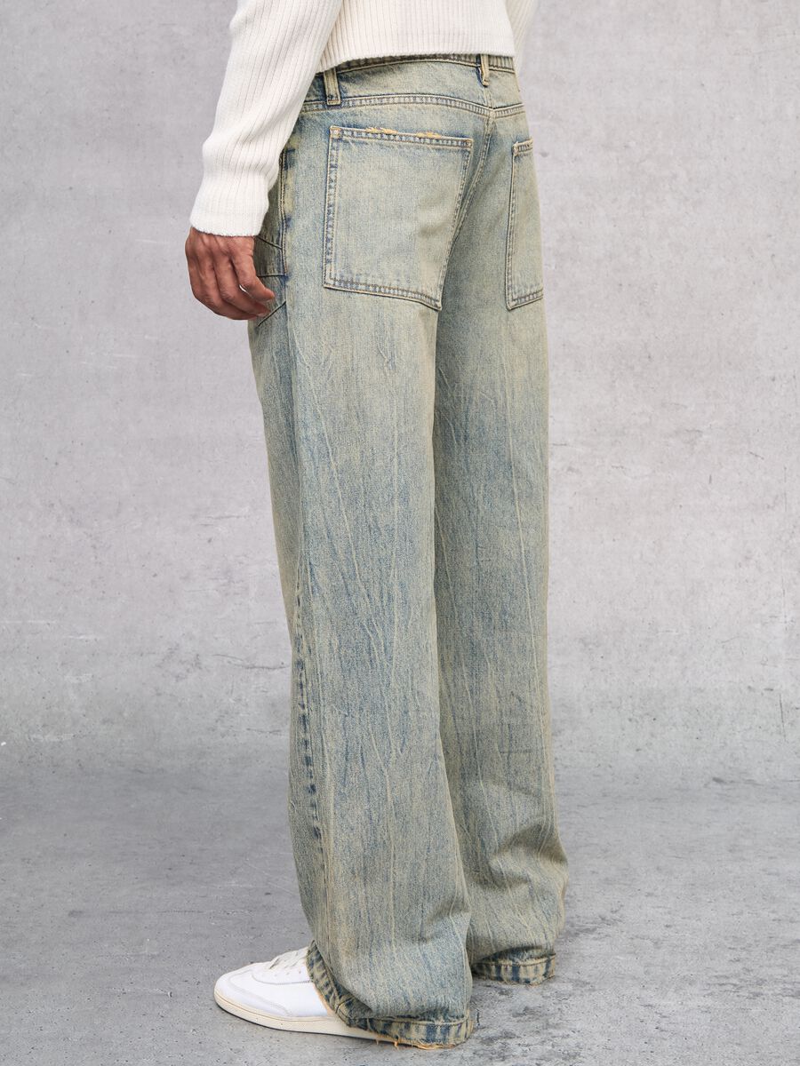 Bootcut Denim Washed Light Blue & Tea_3
