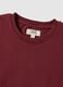 Burgundy pure cotton T-shirt_5
