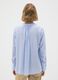 Camicia azzurra a maniche lunghe con collo coreano_2