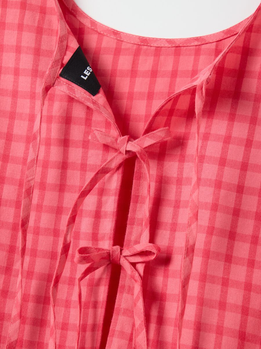 Women's pink cotton-blend top, regular fit_5