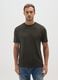 Regular fit green pure cotton T-shirt_1