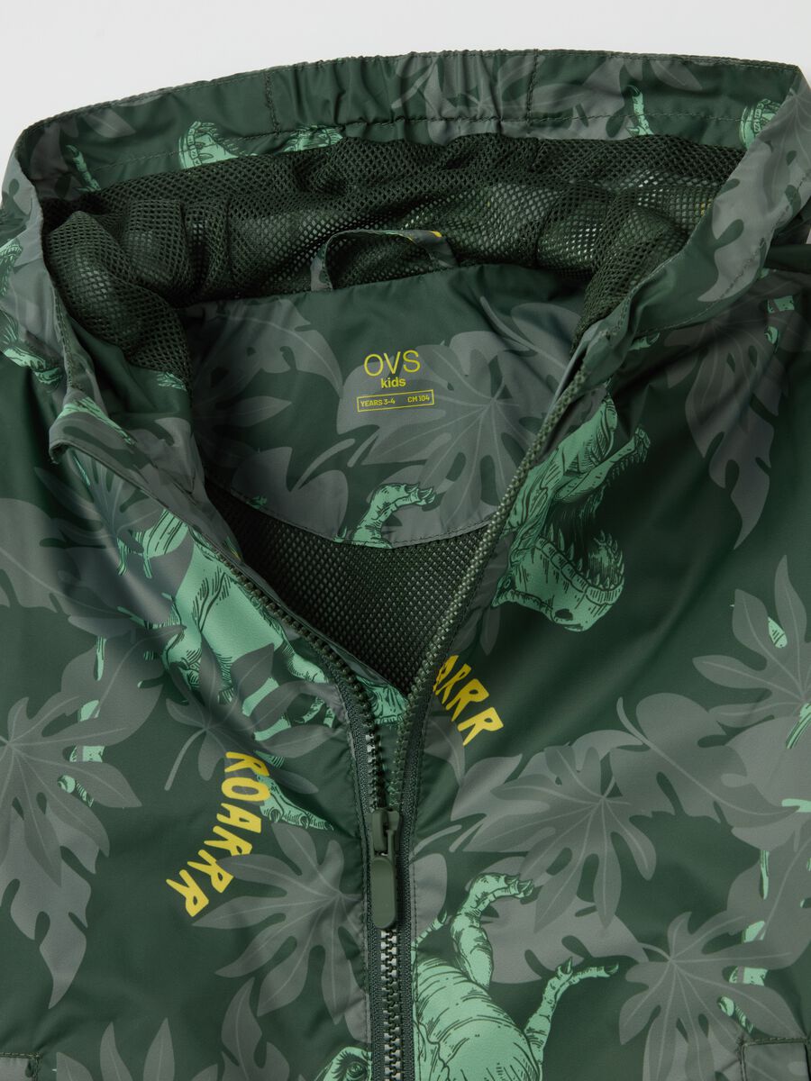 Waterproof jacket with hood and print_2