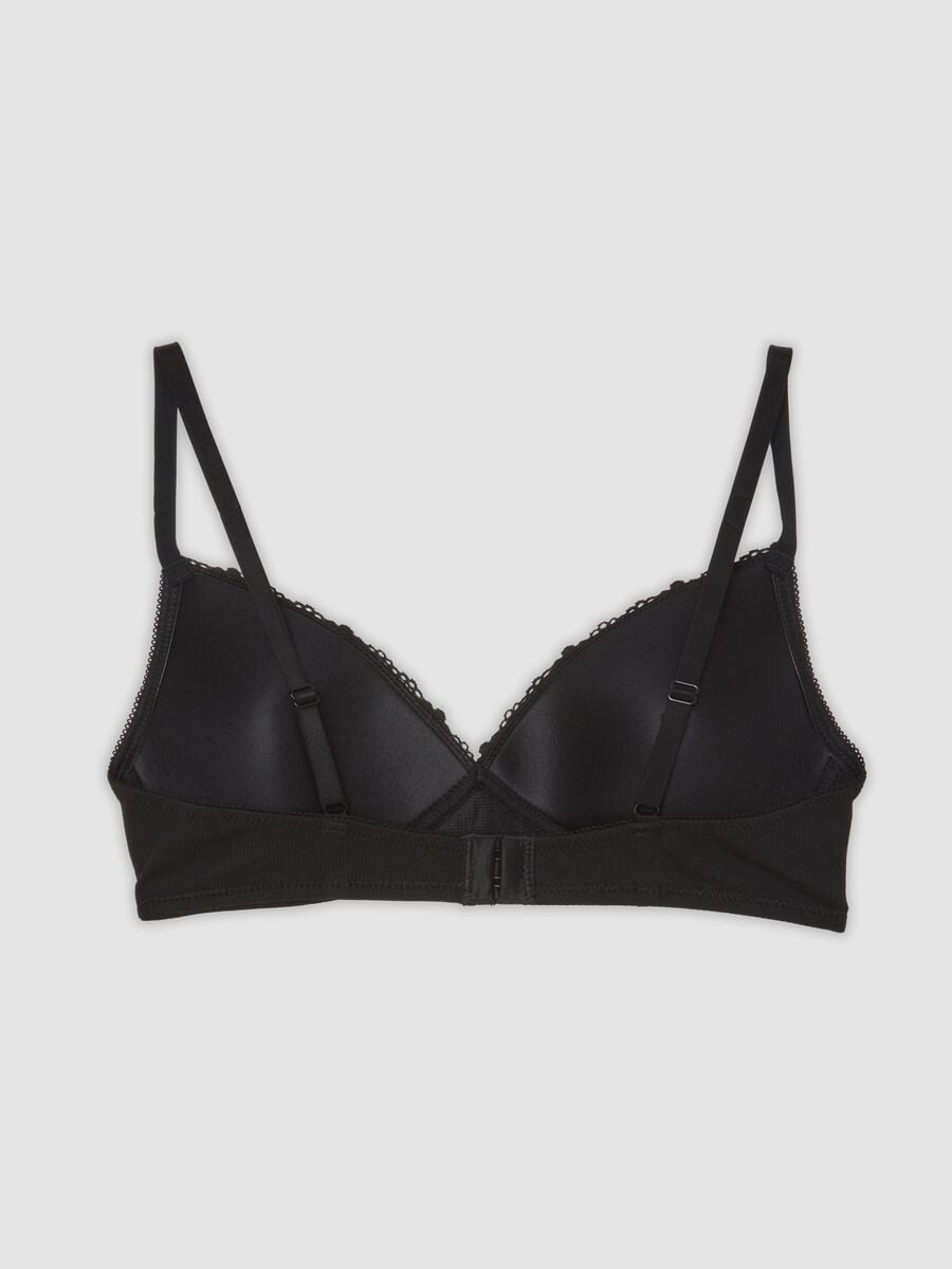 Reggiseno nero imbottito in cotone organico elasticizzato_2