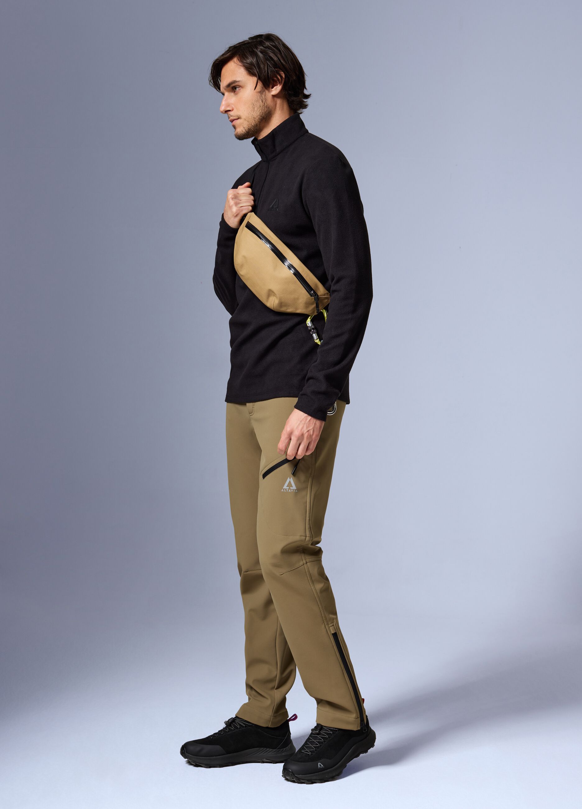 Half Zip Fleece ALTAVIA WITH DEBORAH COMPAGNONI