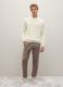 Brown twill cotton trousers_0
