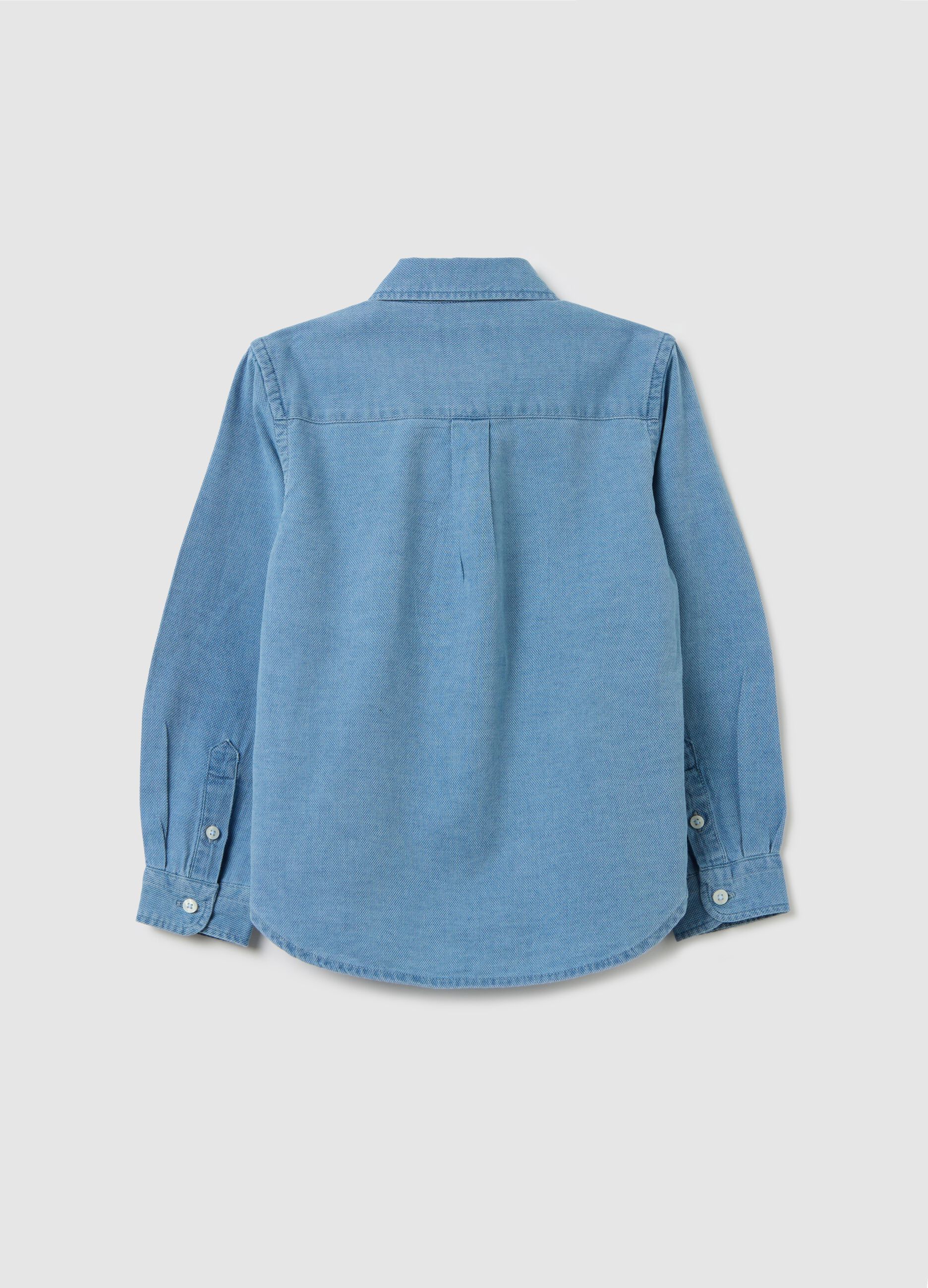 Button-down shirt in cotton