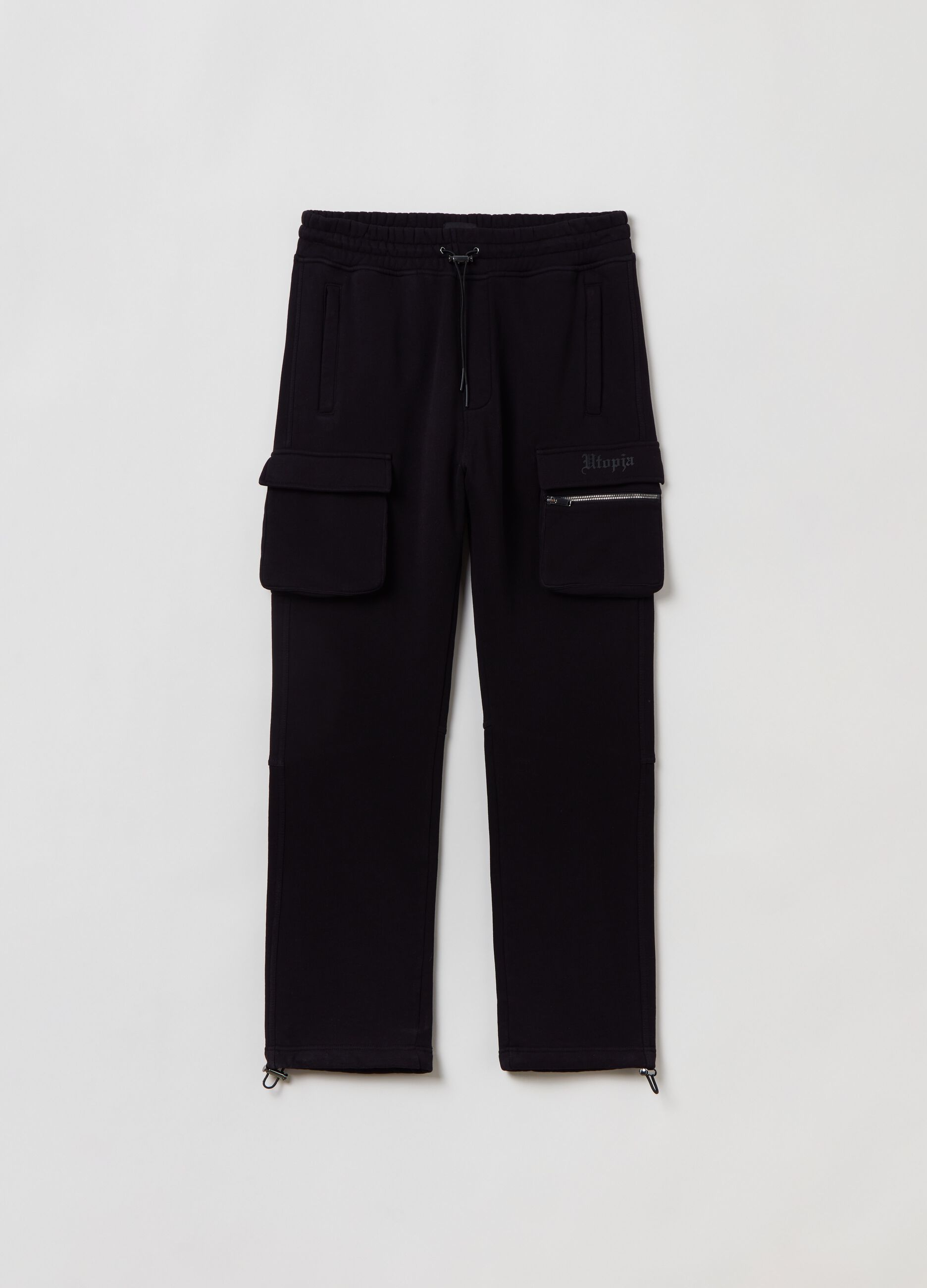 Cargo Sweatpants Black_6