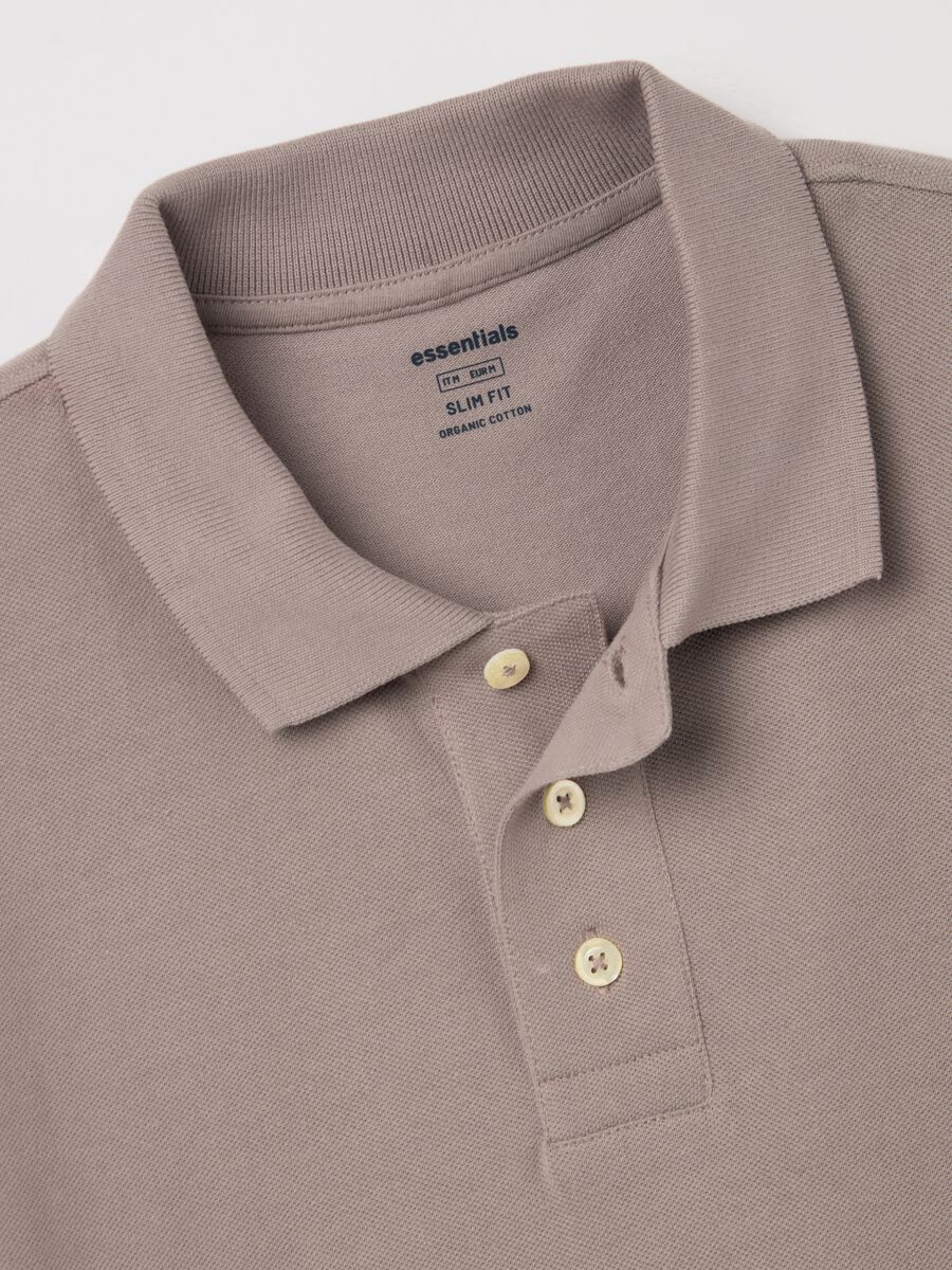 Polo shirt in organic cotton piquet_5