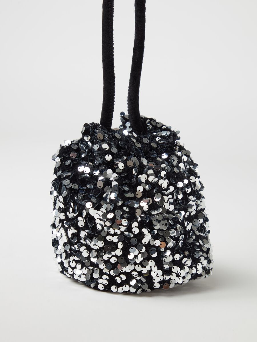 Bucket bag with sequins_2