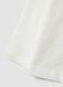 White pure cotton oversized T-shirt with contrast print for boys_3